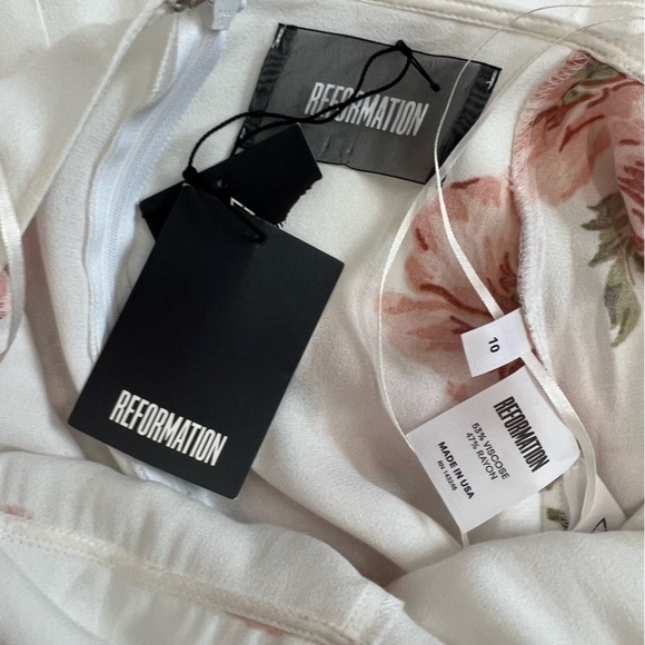 Reformation Dress Thistle Backless Maxi Bridesmaid Graduation Henrietta 10 NWT - Picture 7 of 11